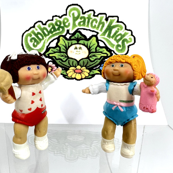 Vintage 1984 Cabbage Patch Kids Posable Figurines Lot of 15 - Picture 4 of 13